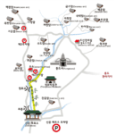 통도사 암자 순례길 지도